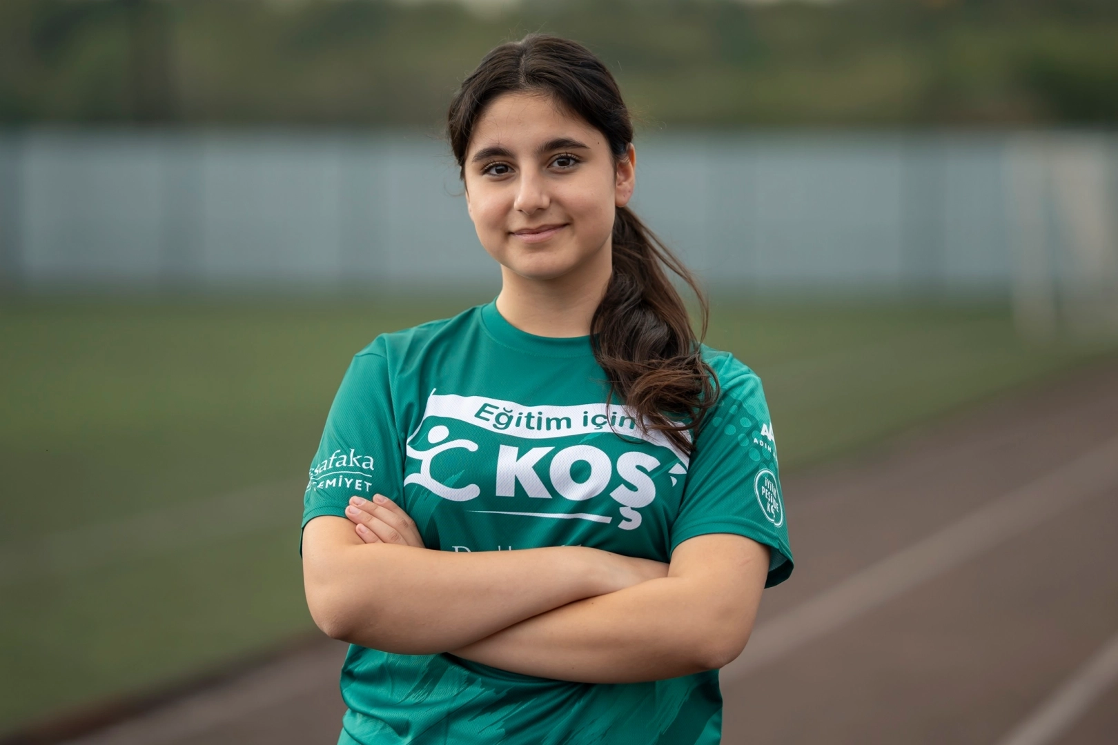 Darüşşafaka koşucusu İnci Naz Sönmez maratonun 