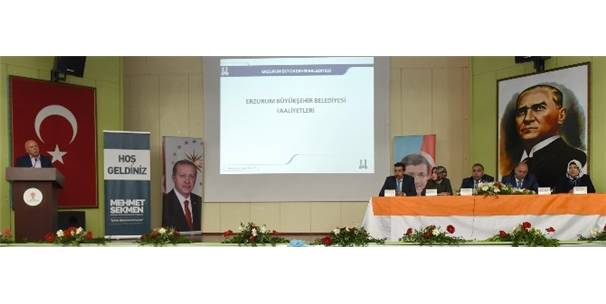 SEKMEN, İL DANIŞMA MECLİSİ TOPLANTISI?NDA BÜYÜKŞEHİR?İ ANLATTI