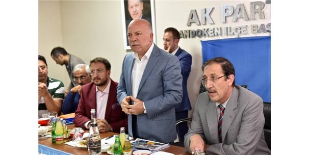 SEKMEN, AK PARTİ PALANDÖKEN İLÇE TEŞKİLATI?YLA BİR ARAYA GELDİ