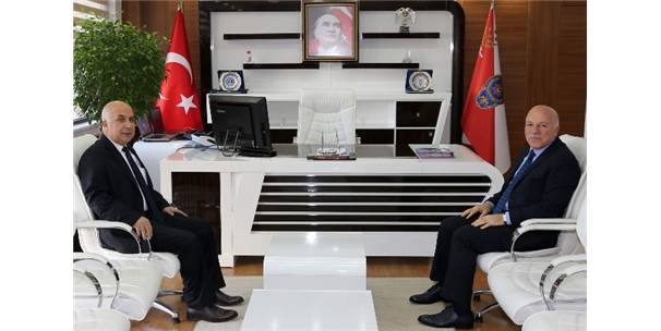 Başkan Sekmen`den İl Emniyet Müdürü Aslan`a Ziyaret